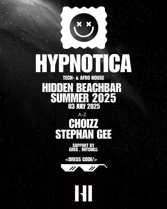 Hidden Beach Bar event summer 2025