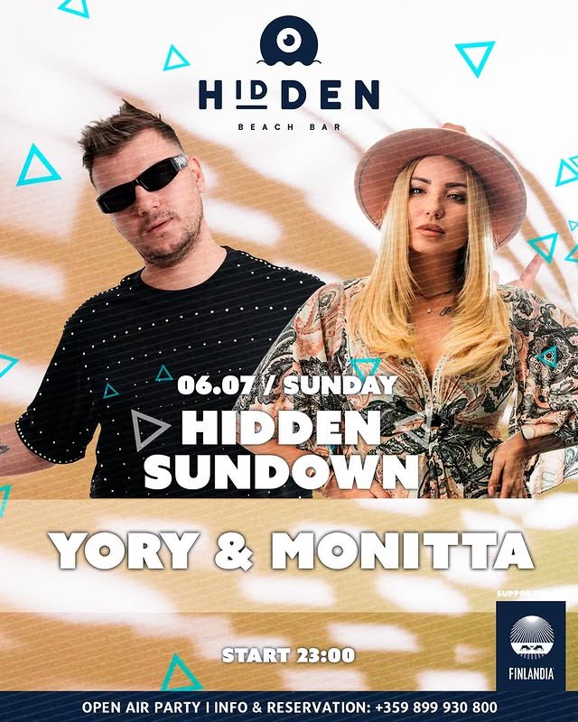 Hidden Sundown Event special dj guest Yori and Monita