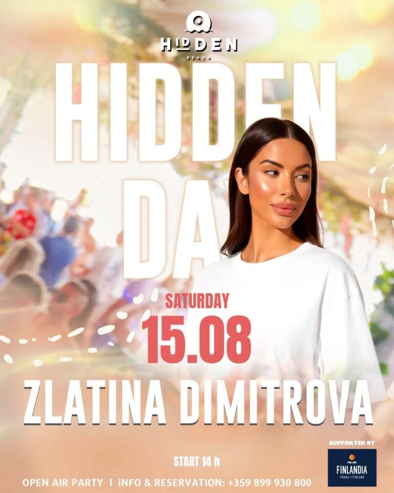 Zlatina Dimitrova at Hidden Beach Bar Sunny Beach